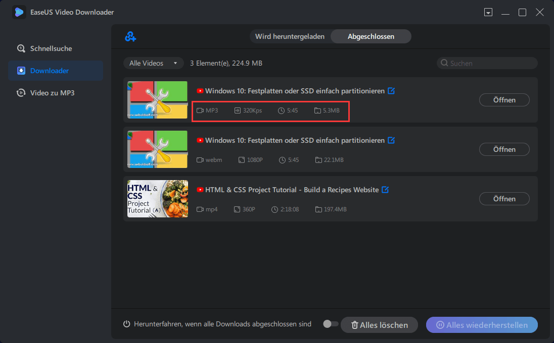 Musik von YouTube auf den PC herunterladen - 4